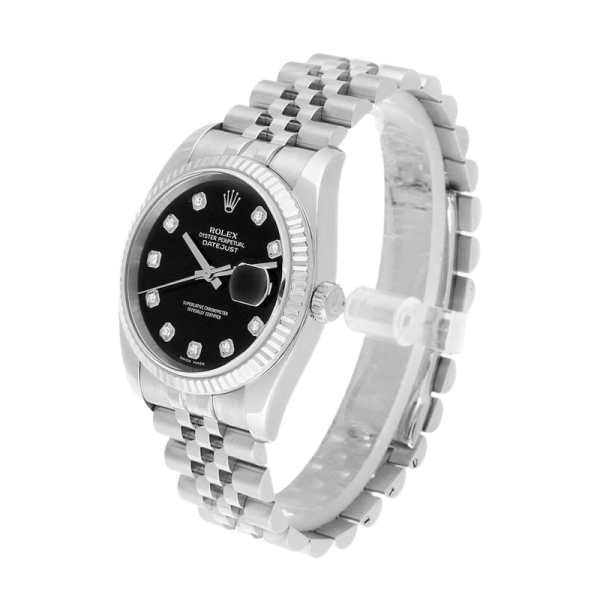 Rolex Datejust 116234BKDJ 36MM Black Dial Silver-tone Case - Image 3