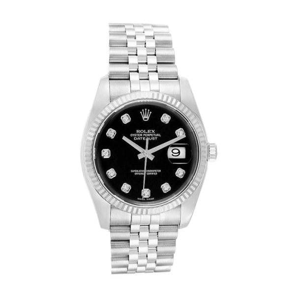 Rolex Datejust 116234BKDJ 36MM Black Dial Silver-tone Case - Image 2