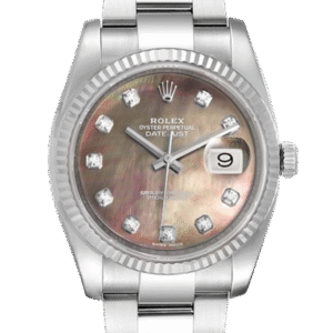 Rolex Datejust 116234BKMDO 36MM Mother of Pearl Dial Silver-tone Case