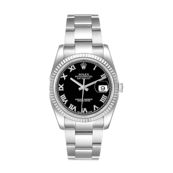 Rolex Datejust 116234BKRO 36MM Black Dial Silver-tone Case - Image 2