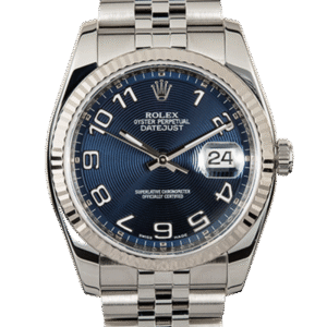 Rolex Datejust 116234BLCAJ 36MM Blue Concentric Dial Silver-tone Case