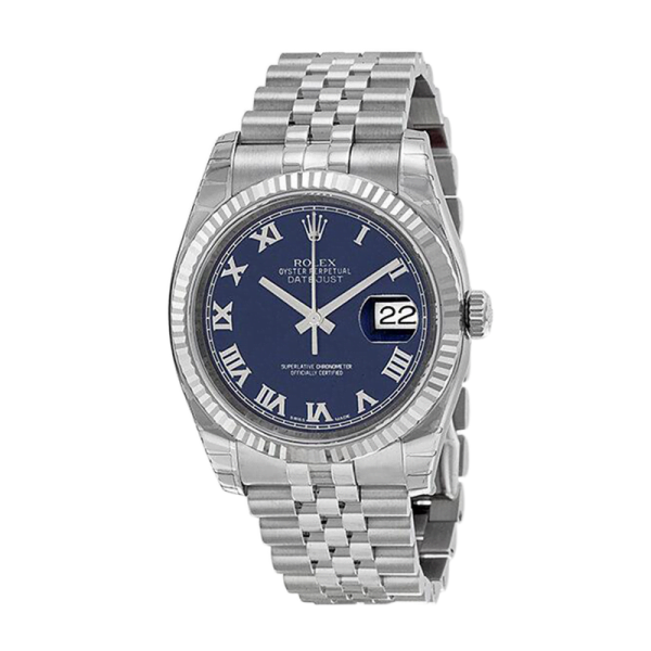 Rolex Datejust 116234BLRJ 36MM Blue Dial Silver-tone Case - Image 2