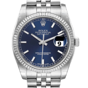 Rolex Datejust 116234BLSJ 36MM Blue Dial Silver-tone Case