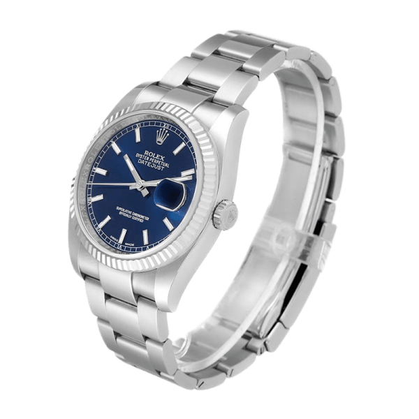 Rolex Datejust 116234BLSO 36MM Blue Dial Silver-tone Case - Image 3