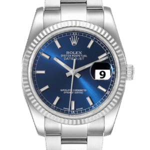 Rolex Datejust 116234BLSO 36MM Blue Dial Silver-tone Case