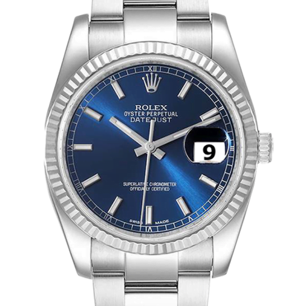 Rolex Datejust 116234BLSO 36MM Blue Dial Silver-tone Case