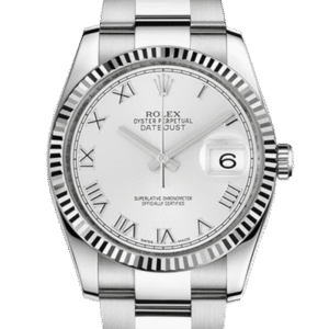 Rolex Datejust 116234WRO 36MM White Dial Silver-tone Case