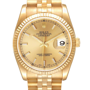 Rolex Datejust 116238-0059 36MM Champagne Dial Gold-tone Case