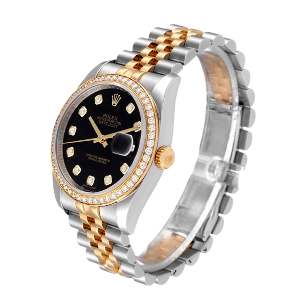 Rolex Datejust 116243BKDJ 36MM Black Dial Silver-tone Case - Image 3