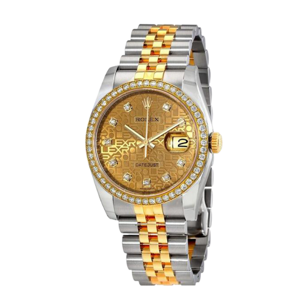 Rolex Datejust 116243CJDJ 36MM Black Dial Silver-tone Case - Image 2