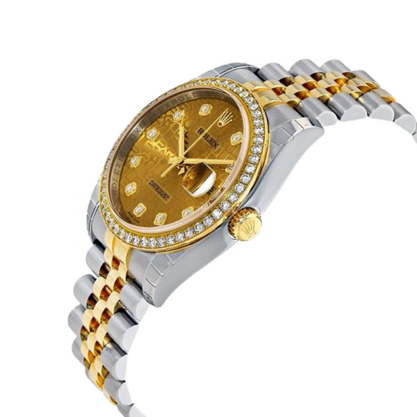 Rolex Datejust 116243CJDJ 36MM Black Dial Silver-tone Case - Image 3