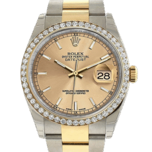 Rolex Datejust 116243CSO 36MM Champagne Dial Silver-tone Case