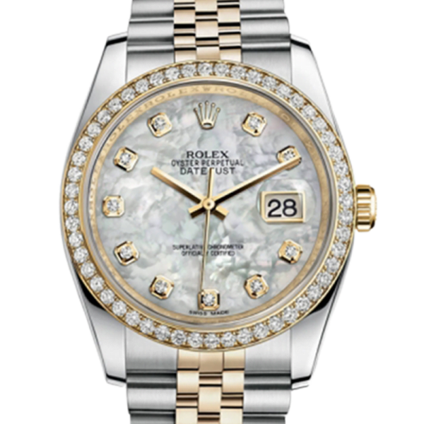 Rolex Datejust 116243MDJ 36MM Mother of Pearl Silver-tone Case