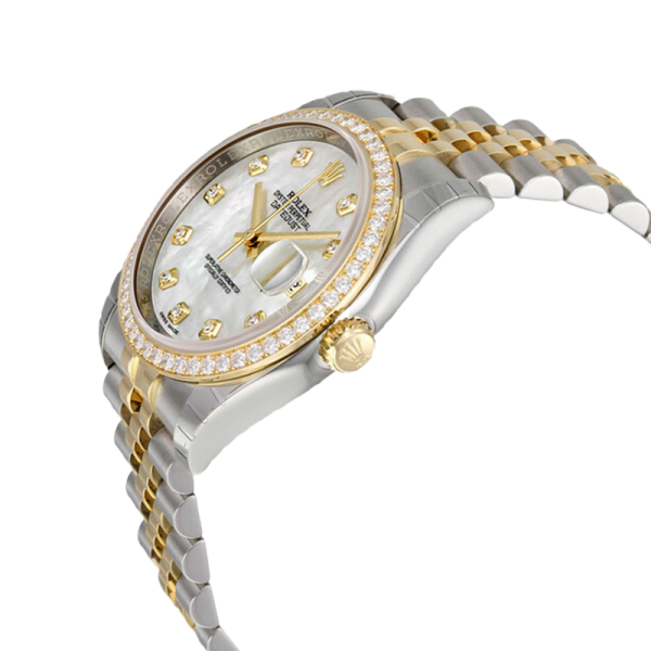 Rolex Datejust 116243MDJ 36MM Mother of Pearl Silver-tone Case - Image 3