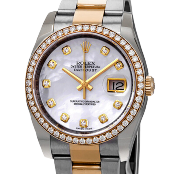 Rolex Datejust 116243MDO 36MM Mother of Pearl Silver-tone Case