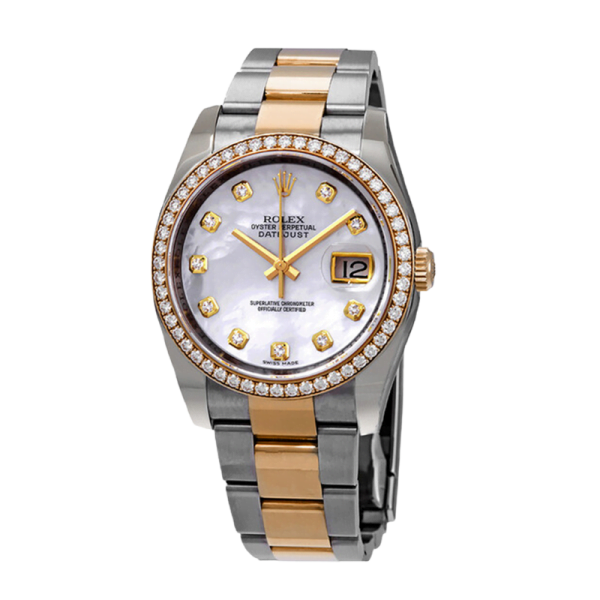 Rolex Datejust 116243MDO 36MM Mother of Pearl Silver-tone Case - Image 2