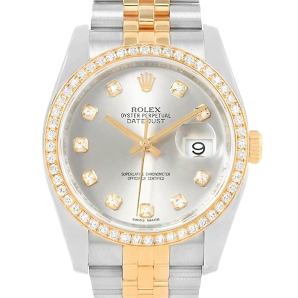 Rolex Datejust 116243SDJ 36MM Silver Dial Silver-tone Case