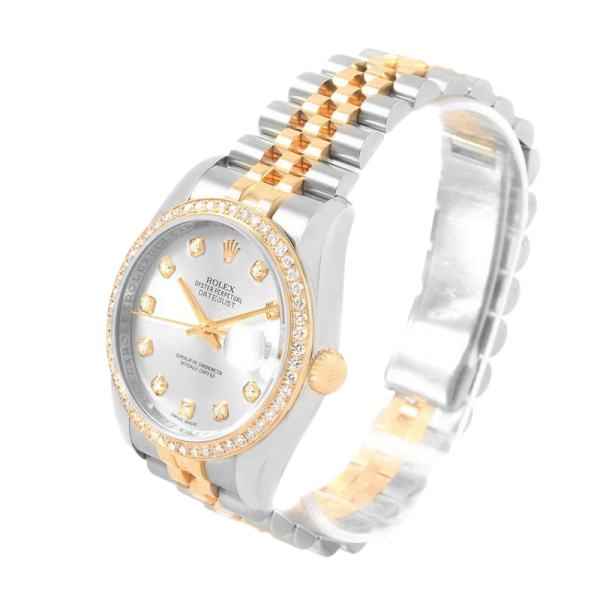 Rolex Datejust 116243SDJ 36MM Silver Dial Silver-tone Case - Image 3