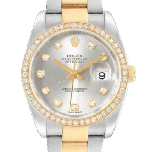 Rolex Datejust 116243SDO 36MM Silver Dial Silver-tone Case