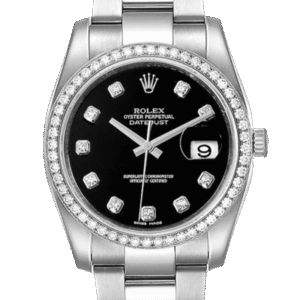 Rolex Datejust 116244BKDO 36MM Black Dial Silver-tone Case