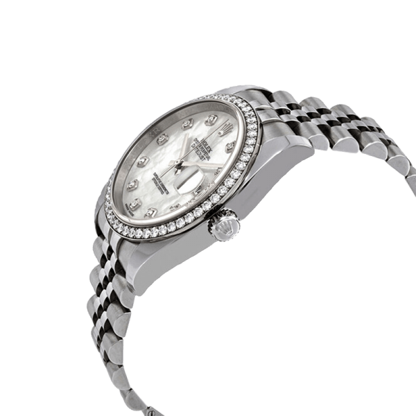 Rolex Datejust 116244MDJ 36MM Mother of Pearl Silver-tone Case - Image 3