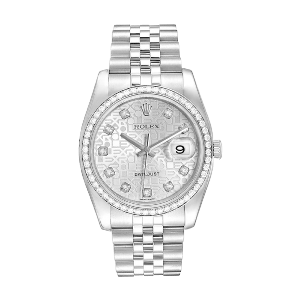 Rolex Datejust 116244SJDJ 36MM Silver Dial Silver-tone Case - Image 2