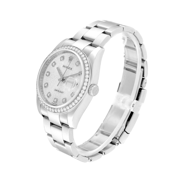 Rolex Datejust 116244SJDO 36MM Silver Dial Silver-tone Case - Image 3
