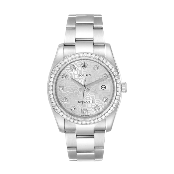 Rolex Datejust 116244SJDO 36MM Silver Dial Silver-tone Case - Image 2