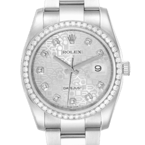 Rolex Datejust 116244SJDO 36MM Silver Dial Silver-tone Case
