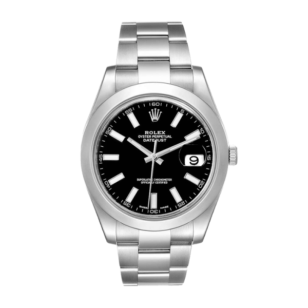 Rolex Datejust 116300BKSO 41MM Black Dial Silver-tone Case - Image 2