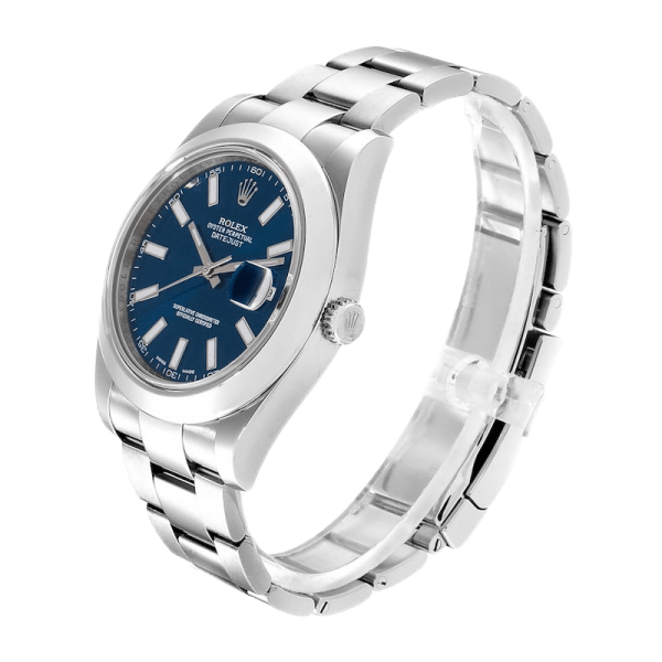 Rolex Datejust 116300BLSO 41MM Blue Dial Silver-tone Case - Image 3