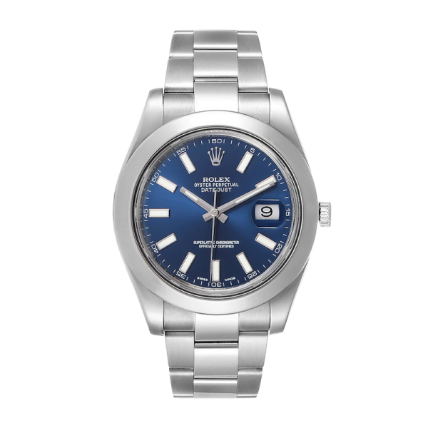 Rolex Datejust 116300BLSO 41MM Blue Dial Silver-tone Case - Image 2