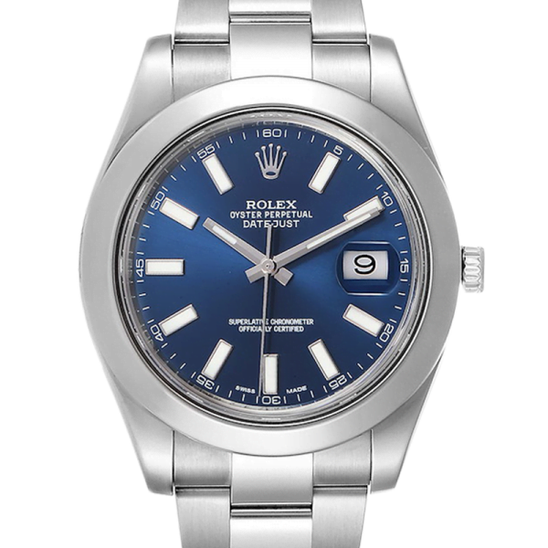 Rolex Datejust 116300BLSO 41MM Blue Dial Silver-tone Case