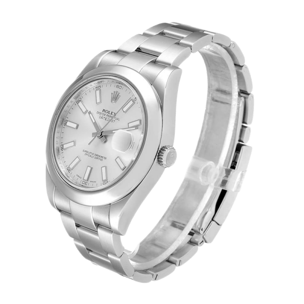 Rolex Datejust 116300SSO 41MM Silver Dial Silver-tone Case - Image 3