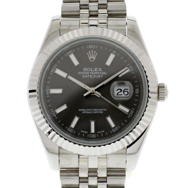 Rolex Datejust 116334BKSJ 41MM Black Dial Silver-tone Case