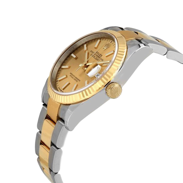 Rolex Datejust 126233CSO 36MM Champagne Dial Silver-tone Case - Image 3