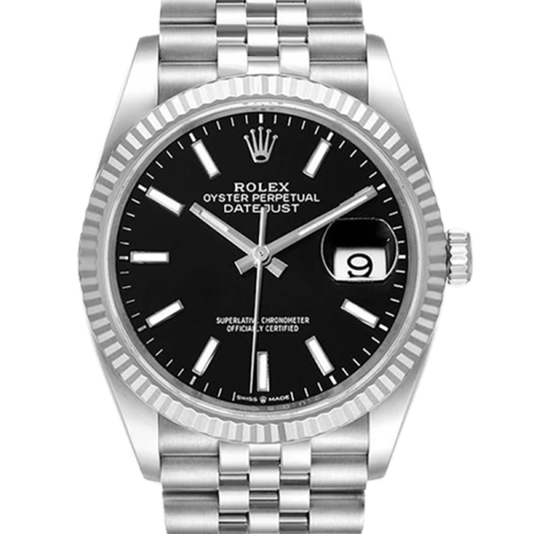 Rolex Datejust 126234BKSJ 36MM Black Dial Silver-tone Case