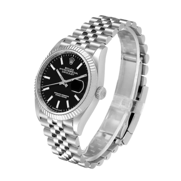 Rolex Datejust 126234BKSJ 36MM Black Dial Silver-tone Case - Image 3