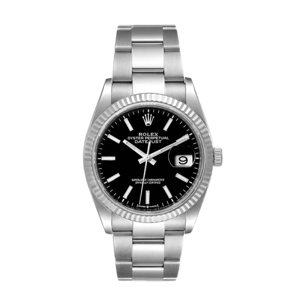 Rolex Datejust 126234BKSO 36MM Black Dial Silver-tone Case - Image 2