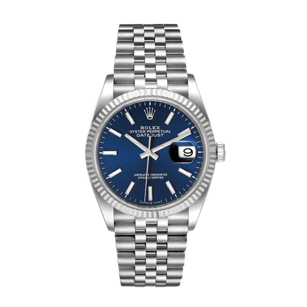 Rolex Datejust 126234BLSJ 36MM Blue Dial Silver-tone Case - Image 2