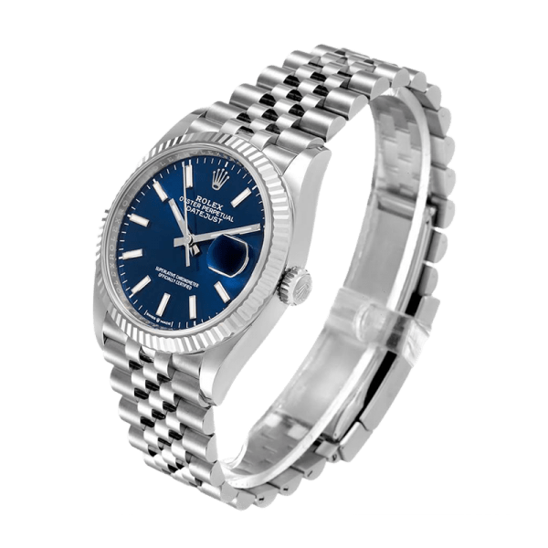 Rolex Datejust 126234BLSJ 36MM Blue Dial Silver-tone Case - Image 3