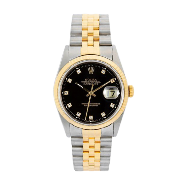 Rolex Datejust 16233BKDJ 36MM Black Dial Silver-tone Case - Image 2