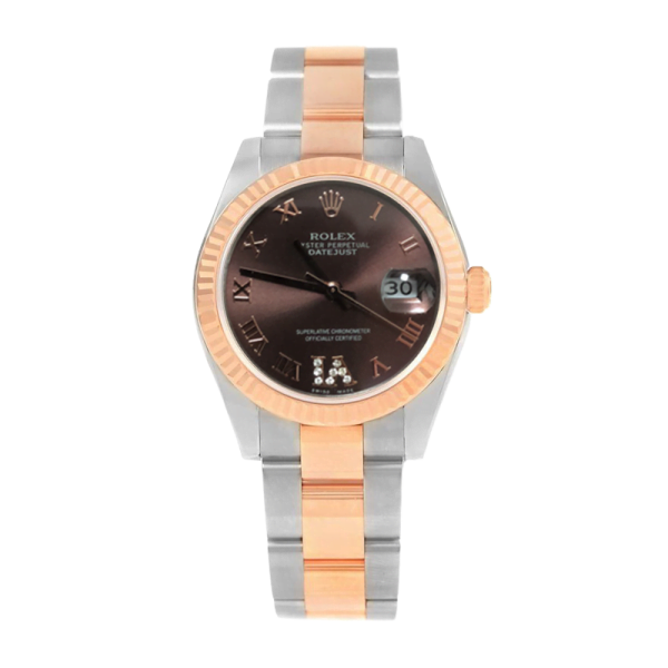 Rolex Datejust 178271 31MM Chocolate Dial Rose Gold-tone Case - Image 2