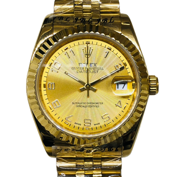 Rolex Datejust 178278 31MM Champagne Concentric Dial Gold-tone Case