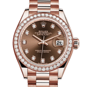 Rolex Datejust 279135rbr-0017 28MM Brown Dial Rose Gold-tone Case