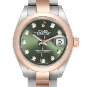 Rolex Datejust 279161 28MM Green Dial Silver-tone Case