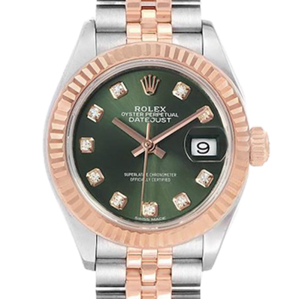Rolex Datejust 279171 28MM Green Dial Silver-tone Case