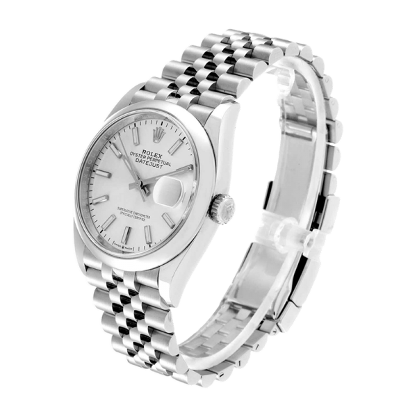 Rolex Datejust m126200-0001 36MM Silver Dial Silver-tone Case - Image 3