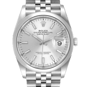 Rolex Datejust m126200-0001 36MM Silver Dial Silver-tone Case