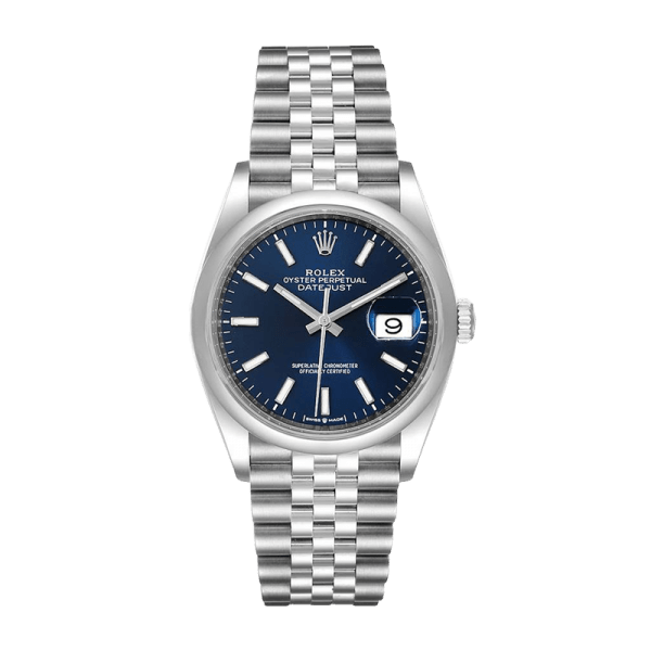 Rolex Datejust m126200-0005 36MM Blue Dial Silver-tone Case - Image 2